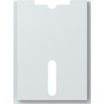 Porte-plan autocollant DIN A5 155x225 mm, finition gris, vue complémentaire 1