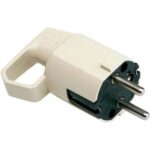 Fiche électrique 2P+T 16A ivoire, finition blanc, vue complémentaire 1