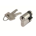 Vynckier (ABB) - Serrure à profil ARIA pour porte d'armoire avec 2 clés - 4TBE843001C0100