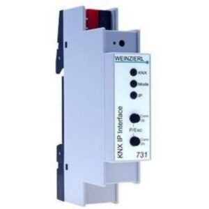 Détails visibles de Interface KNX IP KNXnet/IP tunneling 5 tunnels 731 pour Bornes bus et raccordements