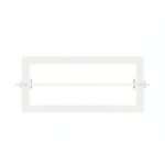 Porte étiquette encastré plafond Xena Flat avec pictogramme, configuration visible, vue complémentaire 8