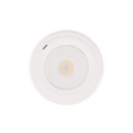 Cadre d'encastrement plafond rond blanc Spazio Luz, configuration visible, vue complémentaire 7