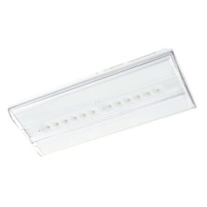 Bloc de secours LED 700 lm 1 h IP44 blanc, montage pour montage en saillie/à encastrer