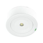 Bloc de secours LED encastré 250 lm 1 h IP42, montage pour montage en saillie/à encastrer