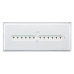 Bloc de secours LED autotest 390 lm IP44 blanc, montage pour montage en saillie/à encastrer, vue complémentaire 1
