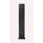 Poteau de montage aluminium avec kit connexion, dimensions H 120 cm x L 20 cm x P 11 cm, vue