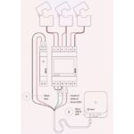 Capteur de gestion d'énergie ModBus Sense, dimensions 58,6 x 58,4 x 25,1 mm, vue complémentaire 3