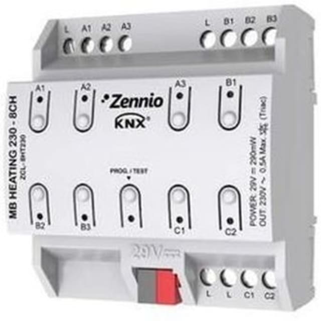 Zennio - HeatingBOX 230 8CH - ZEZCL-8HT230