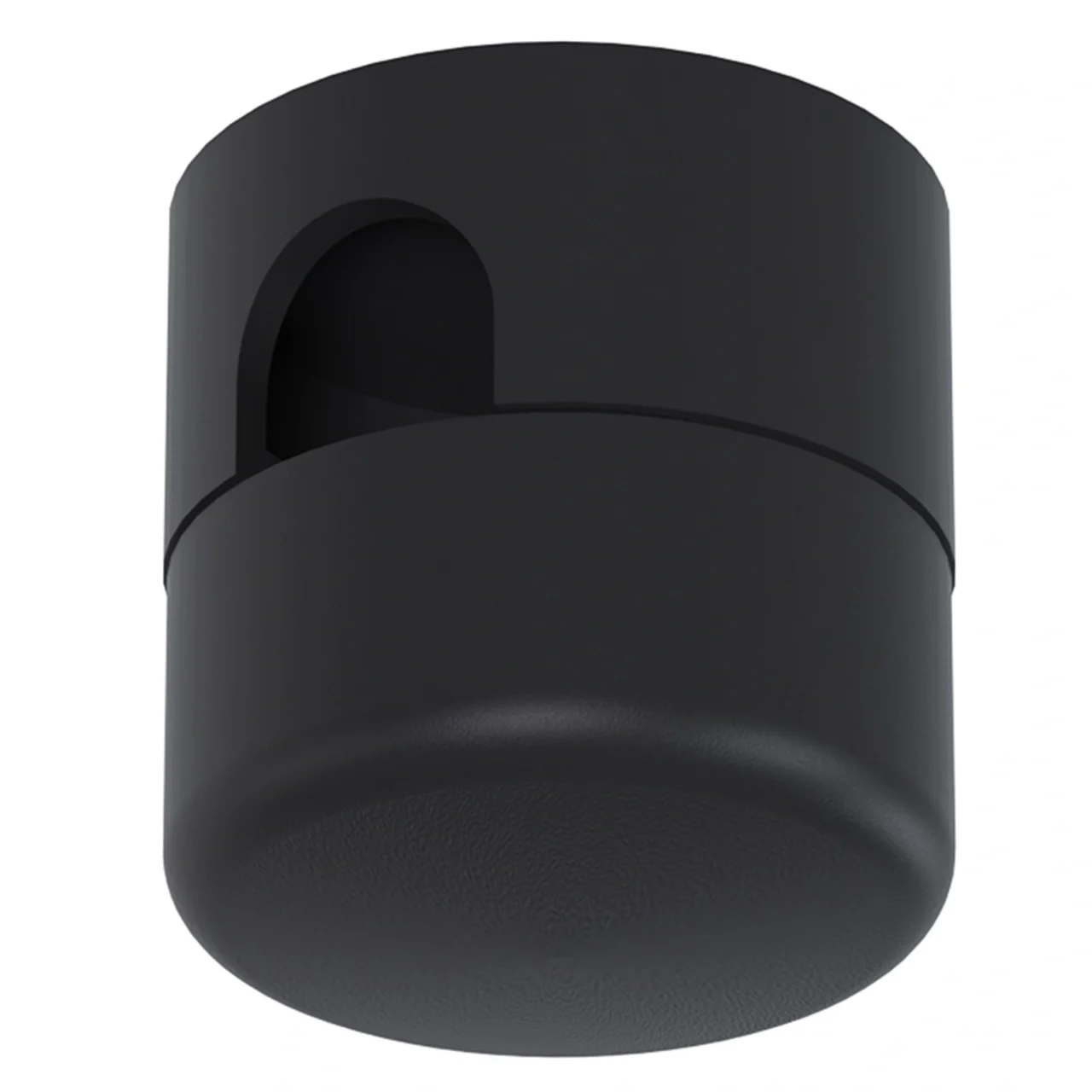 Nowodvorski — vue produit de Support de fixation Cameleon noir Support de fixation Cameleon noir 7320, forme et finition du produit visibles