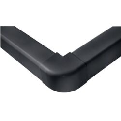 Coude anthracite contournant un angle extérieur