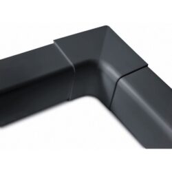 Coude anthracite suivant un angle intérieur