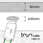 TOPO Little Transformer 12V AC 0-50W / LED 0-20W DIM – 146219 – Image 2