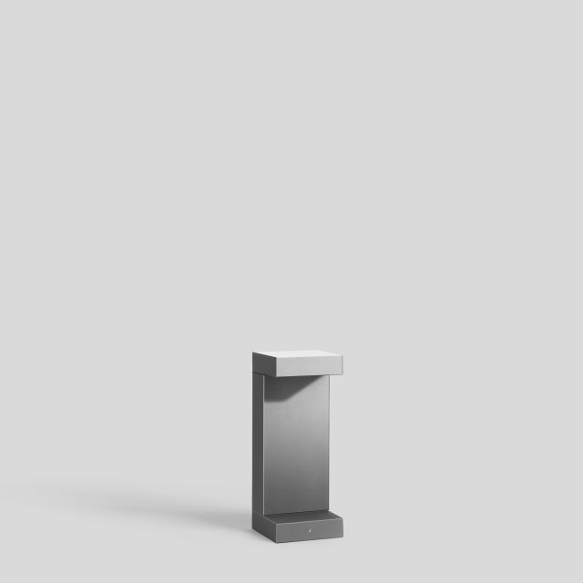 BEGA - Bollard Silver 3000K LED 7W 650lm - 84750AK3