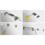 Premium Alu-line bbloc de 10 prises 3m 3G1,5 FR/BE, vue complémentaire 4