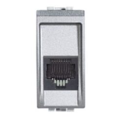 BTICINO - Connecteur RJ 11 Light Tech type 110 pour téléphone - fiche 2841/2 - 1 module - NT4262/11