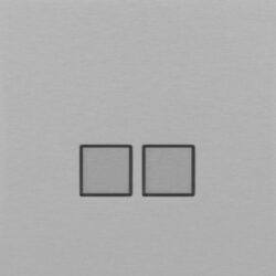 CJC Systems - LOLA CARRÉ - 2 FLAT SQ P-B NO LEDS RAL9005 - CJC2132R