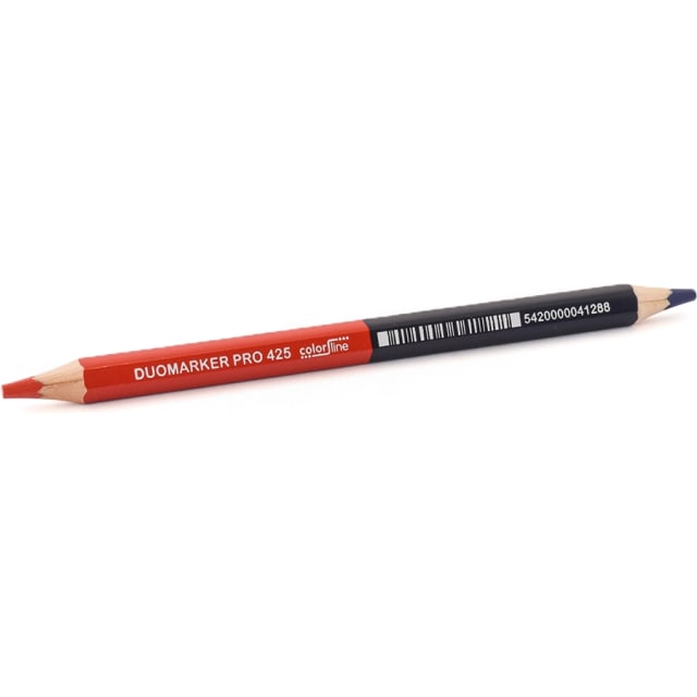 Color-Line - DUO MARKER DUO 425 50% rouge / 50% bleu - Ø 10 mm x 17