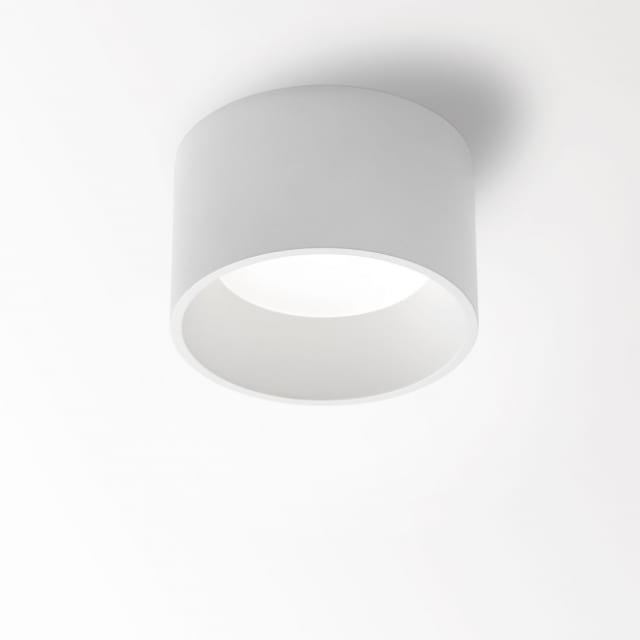 DELTA LIGHT - Diro SBL S ON 83 plafonnier apparent 3000K CRI80 IP43/20 blanc - 251 77 83 W