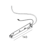 SLM cur sup 1,6m blk DIM5 UP - 23359 2260, finition noir, vue complémentaire 1