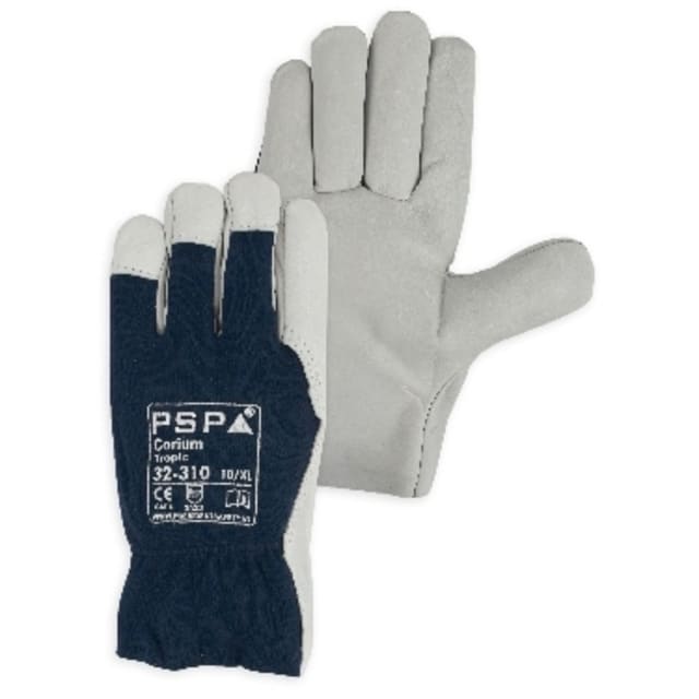 Diverse Materialen - Gants Tropica bleu/blanc cuir nappa T11 PSP 32-310 - 2.03.32.310.11