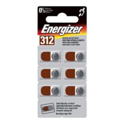 Détails visibles de Energizer - Pile Zinc Air - 1,4V / A312 - 8 pièces - 36517 pour Piles bouton