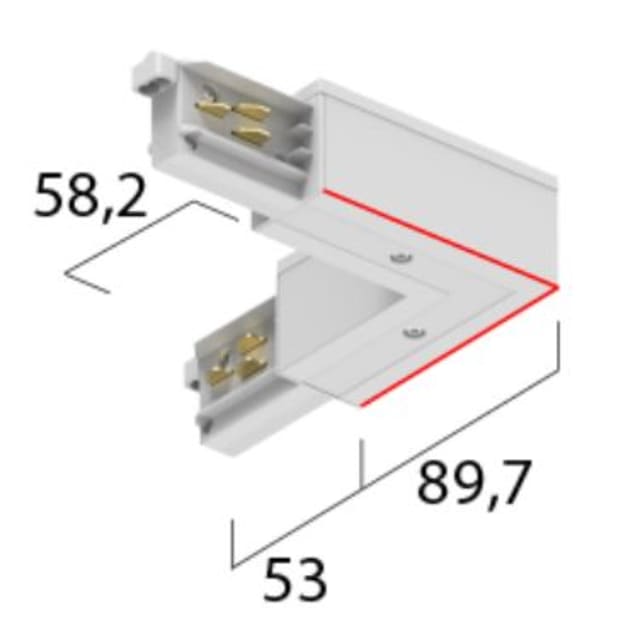 Accessoire d’éclairage technique 575 2 1209 2 en finition Noir, vue principale