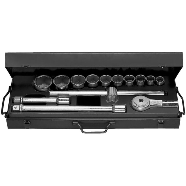 Coffret douille 3/4' 6 pans MM - K.421N, configuration visible