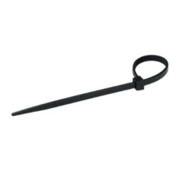 Colliers de cablage noirs Nylon PA 6.6 UV, configuration visible
