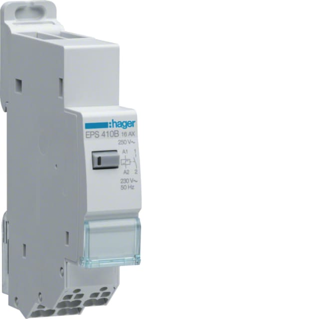 Détails visibles de Télérupteur silencieux 16A 230V 1 NO quickconnect pour Télérupteurs