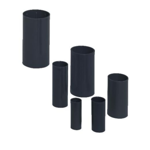 Détails visibles de Manchon pvc renforcé 50mm anthracite sans halogen - 34665 pour Manchon de tube