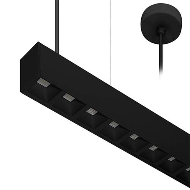 Suspension CL10105 en finition Noir mat, vue principale
