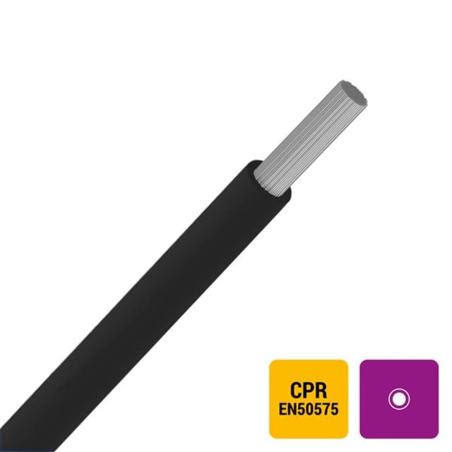 INSTALLATIEKABEL - VOBS SOUPLE NOIR ECA 16MM² - AMAB-H07V-K16N-ECA B 1000