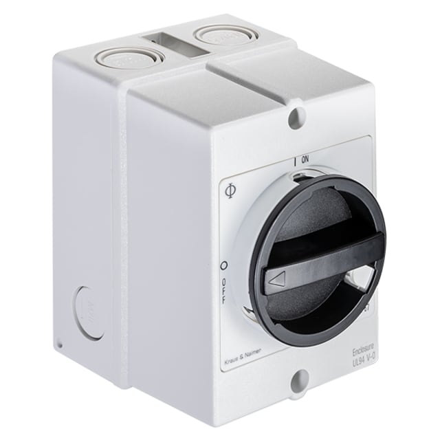 KRAUS & NAIMER - Int Princ. 3P 0-1 25A IP66/67 Man.Cadenas 1NO/1NF - 70023993