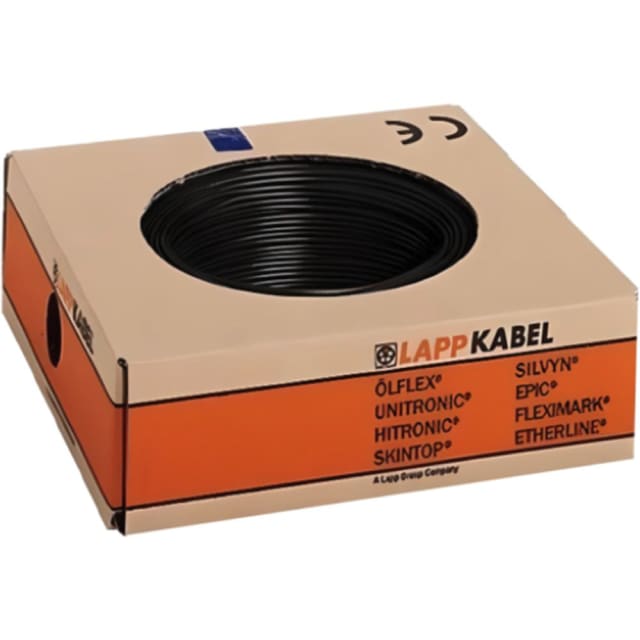 VTBs fil pvc souple 500v Eca 70°c noir 0,75mm²