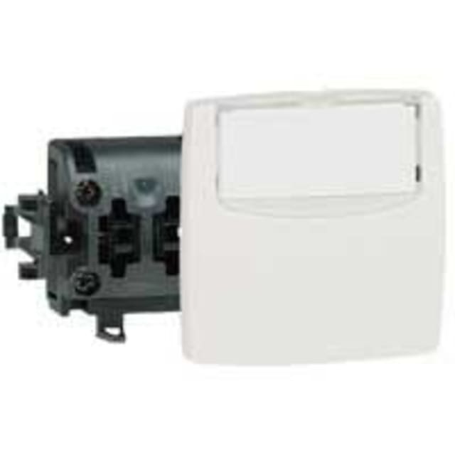 LEGRAND - Oteo poussoir à porte-étiq. 6 A - 250 V - composable - 086109