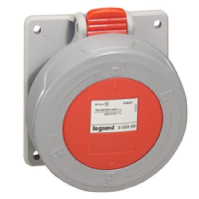 LEGRAND - Socle tabl. 400V - 32A - 4P+T IP 67 - P17 Tempra Pro - 555489