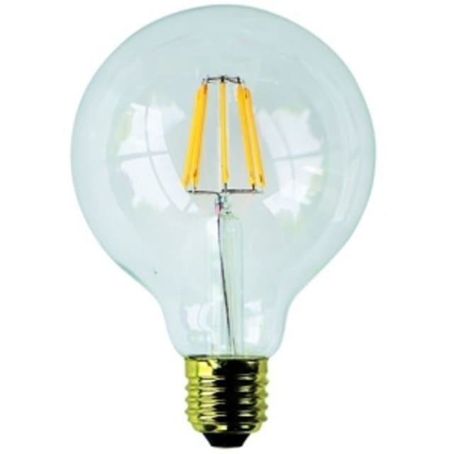 Globe A125 LED 6W E27 230V 2700K 760Lm 360° - BC, finition jaune