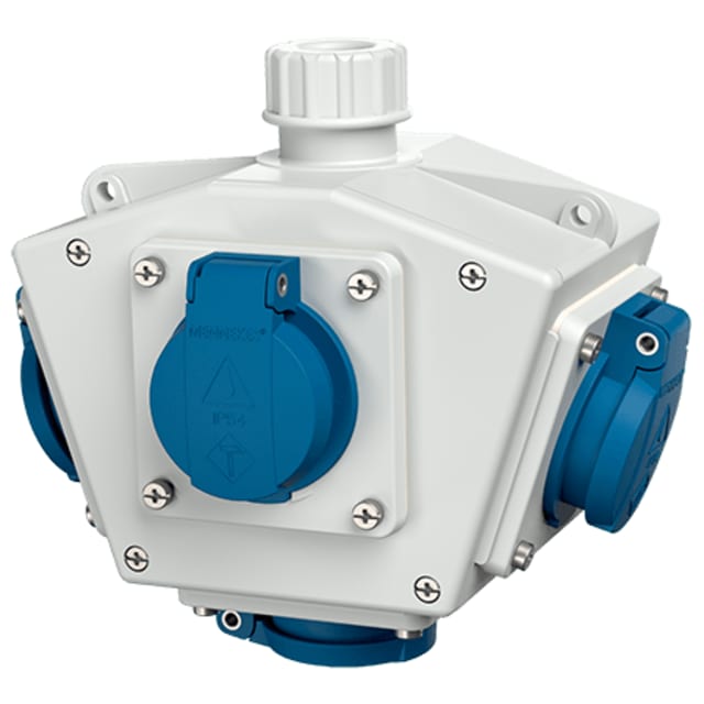MENNEKES - Deltabox 4x prise SCHUKO 16A 230V IP44 - M92602NF
