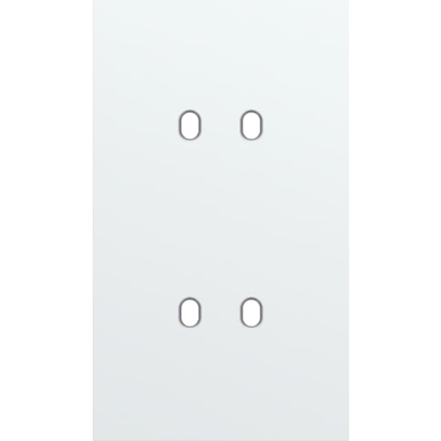 Enjoliveur double 154-57252 en finition steel white coated, vue principale
