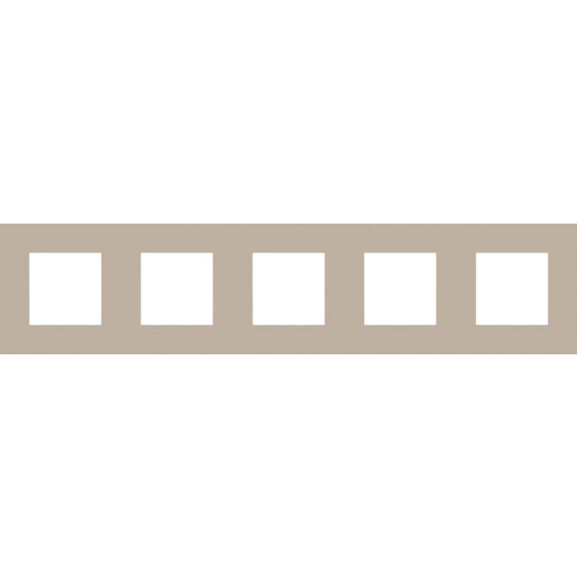 NIKO - Plaque de recouvrement (71mm) PURE quintuple horizontal