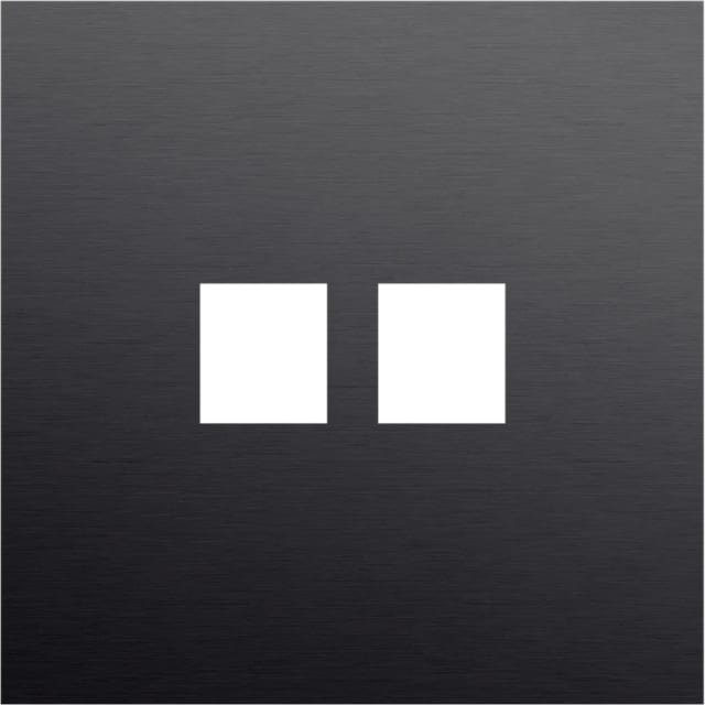 NIKO - plaque simple pour 2 conn rj45