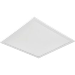 Dalle carrée blanche à diffuseur uniforme et cadre fin