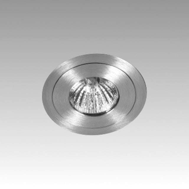 Détails visibles de Duo spot encastré rond 1x50W MR16 12V D=90mm gris pour Spots encastrés