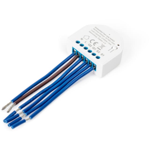 relais sans fil Zigbee, finition blanc
