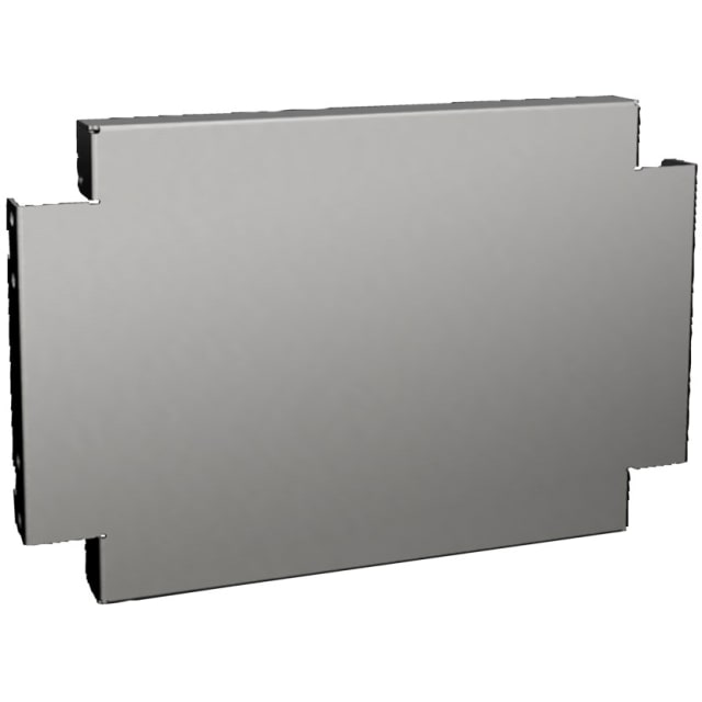 VX Plaques de socle lat. Inox 1.4301 UE=2, finition acier inoxydable