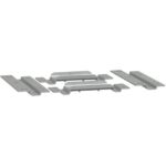 SAREL - plaques adaptateur pour PLAZ/ ZT 320mm 2 portes montage NSYPAPL/DPLA/DLP/BRF/BRP - NSYPTZ32P