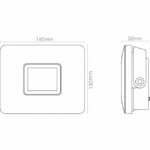 Midi 23W LED 3000K + détecteur, vue complémentaire 1