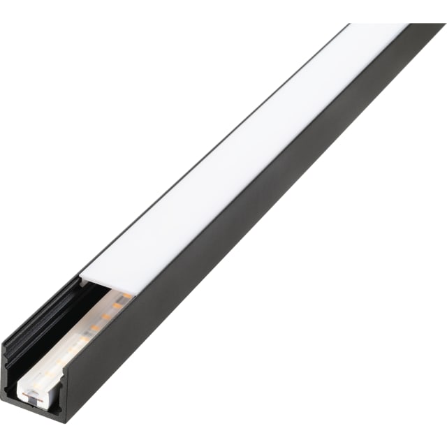 Profil noir de surface pour ruban LED extérieur