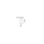 Rail Adaptateur Suspension Blanc, vue complémentaire 1