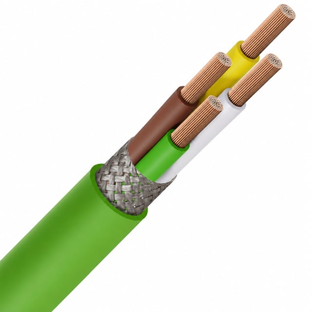 SPECIALE KABEL - LIHCH LS0H vert blindé Cca s1d2a1
